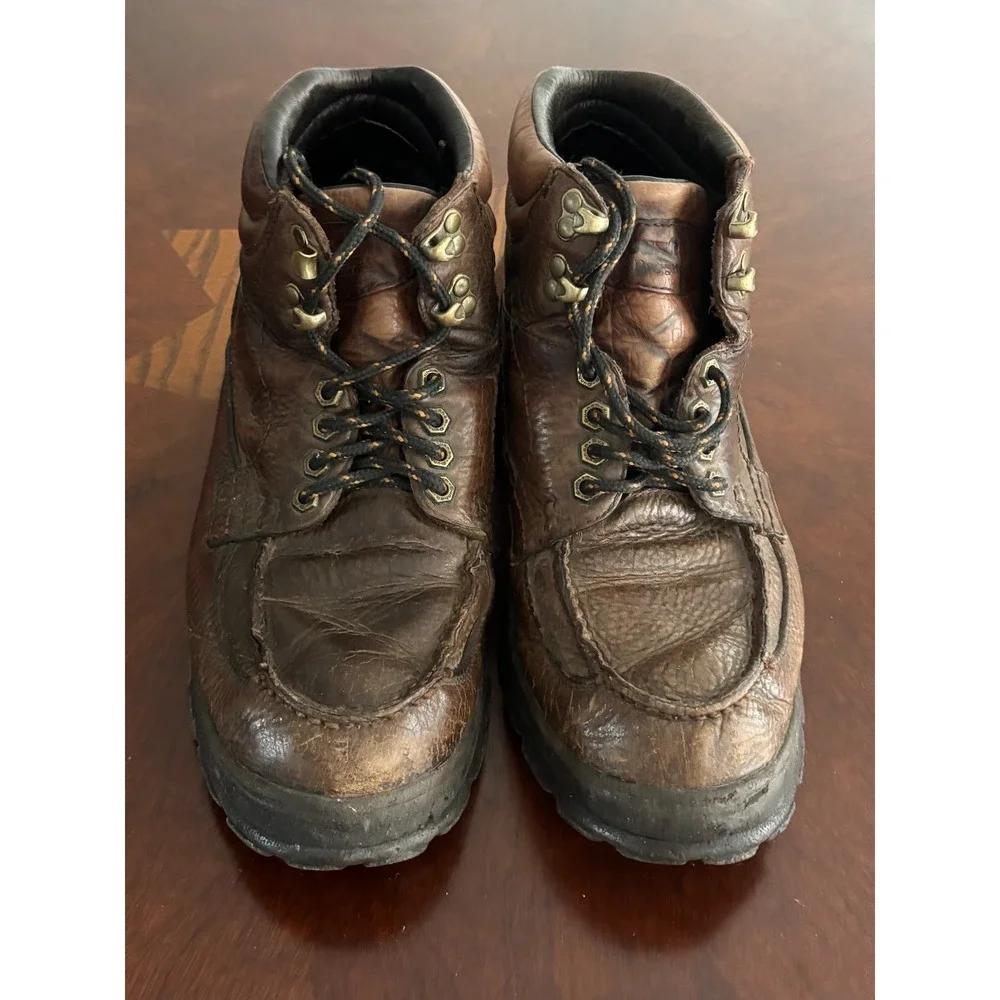 Dunham Ruggards Dryworks Boots 12 D Brown Retro Chukka 90s Y2K Utility Gorpcore